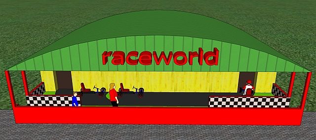 Blacklightbox race wereld