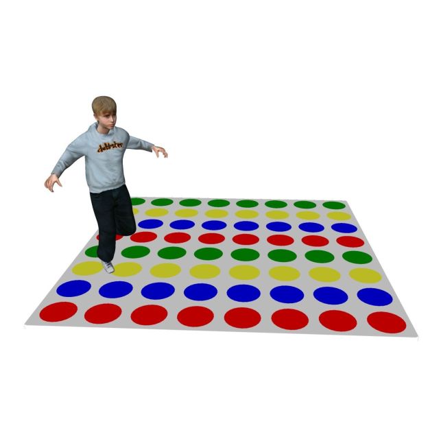 Indoor twisterspel