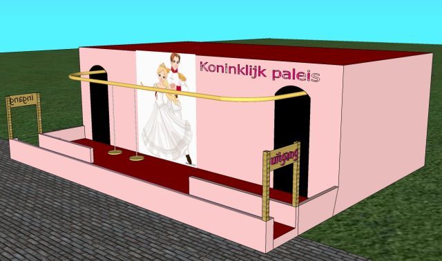 Koninklijk paleis blacklight