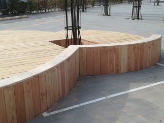 Podium grillig 3 x 3 meter