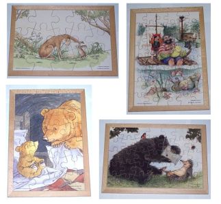 Prentenboekpuzzel set van 4 stuks