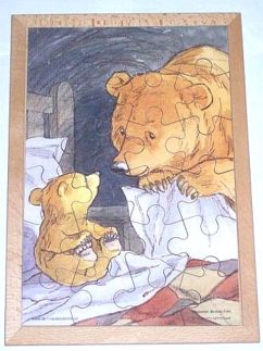 Prentenboekpuzzel welterusten kleine beer