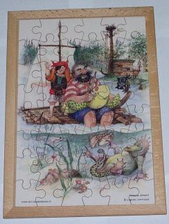 Prentenboekpuzzel woeste willem