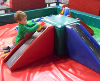 Softplay autobaan 4 banen