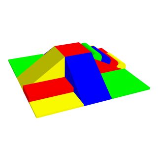 Softplay elementenset voor peuters