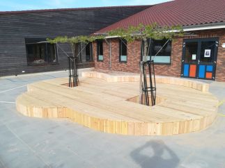 Vertel boombank 6 x 8 meter Douglas