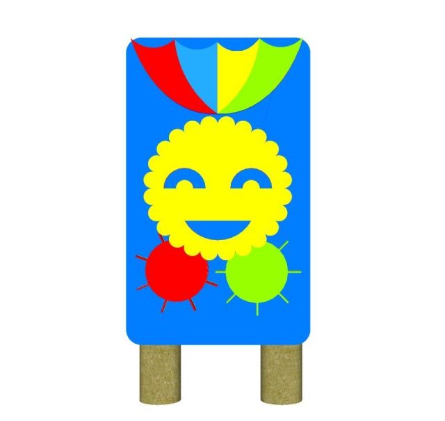 Zand en waterspeelbord