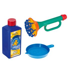 Bellenblaas set multi bubble trompet