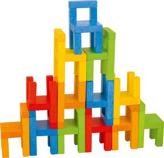 Evenwichtsspel balancerende stoelen