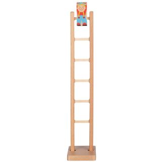 Ladderacrobaat clown