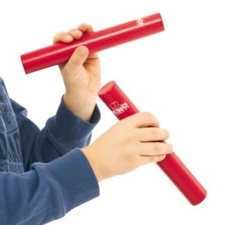 Houten Rammelstok Rood