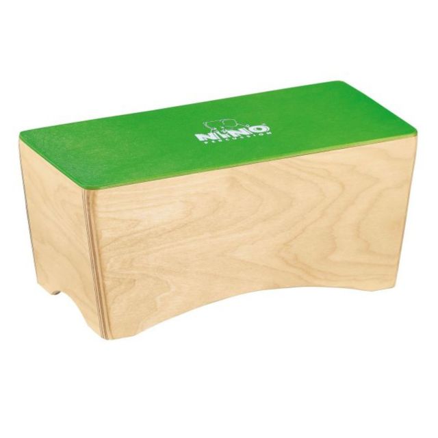 NINO Bongo Cajon blank hout groen