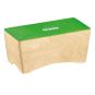 NINO Bongo Cajon blank hout groen