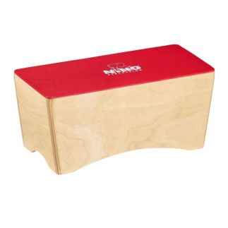 NINO Bongo Cajon blank hout rood