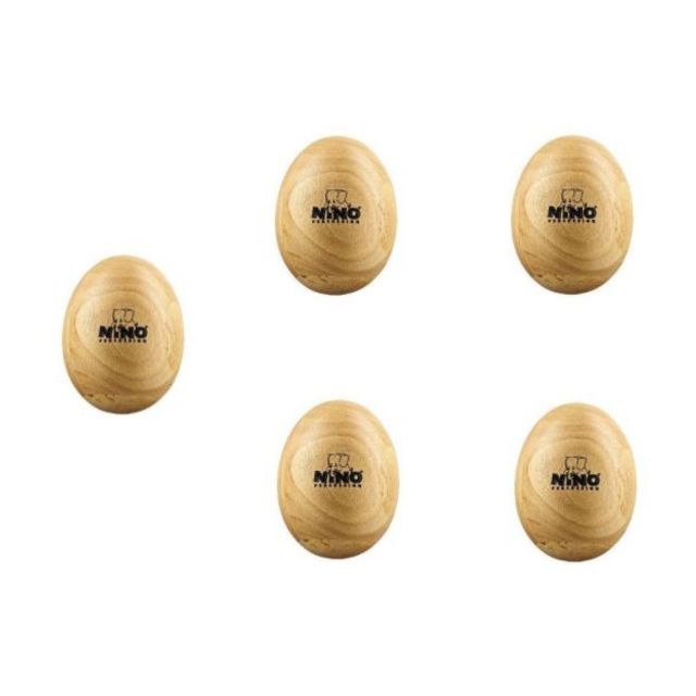 Set van 5 Houten Ei Shakers Large