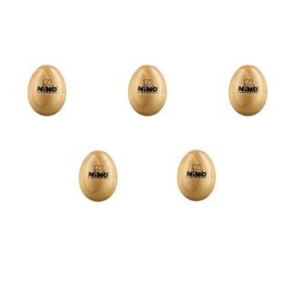 Set van 5 Houten Ei Shakers Medium