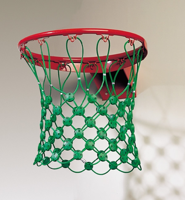 Basketbalnet van 5mm groen hercules