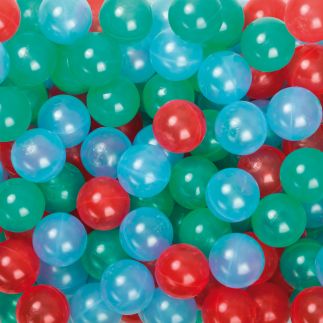 500 Ballenbak speel- therapieballen transparant 75 mm Ø