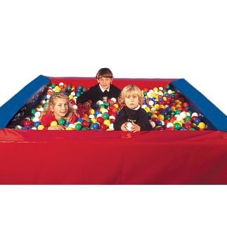 Ball pool rood blauw 150 x 150 cm