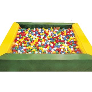 Ballenbad geel groen 250x250 cm