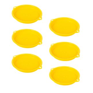 Gele zandzeef set van 6 stuks