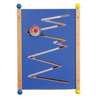 Muurpaneel blauw zigzag