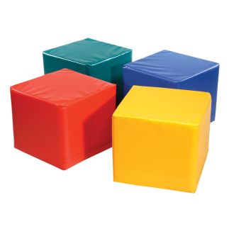 Panz kinderen zitkubus groen