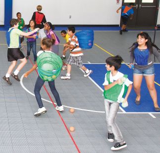 Rugzakspel voor 2 teams