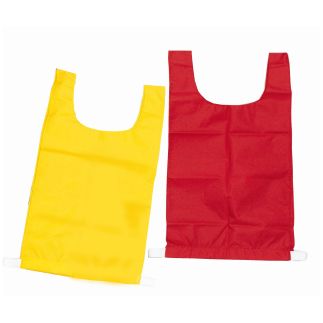 Set van 2 teamhesjes in geel en rood