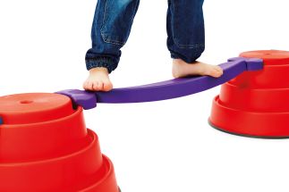 Set van Build'n Balance met wiebelbrug