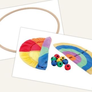 Werpspelset voor hoepels