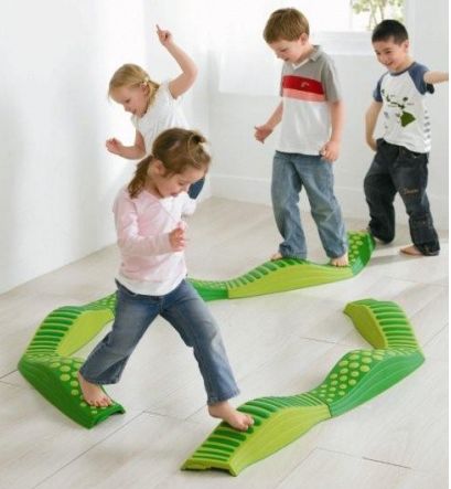 golvende loopbaan groen