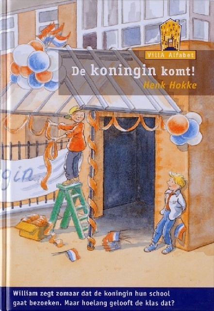 De koningin komt villa alfabet