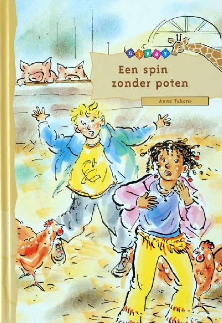 Een spin zonder poten giraf