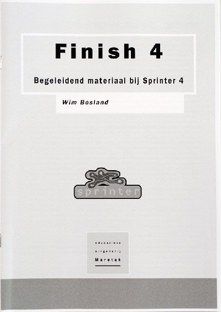 Finish 4, begeleidend materiaal bij sprinter 4