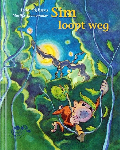 Sim loopt weg, schelpjesboek