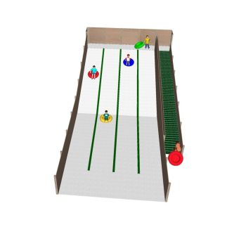 Bandenbaan hout vierdubbel