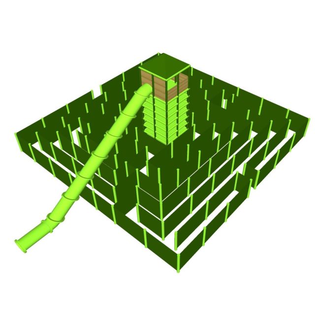 Doolhof groen