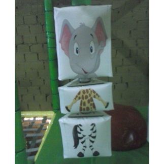 Draaipuzzel foam jungle