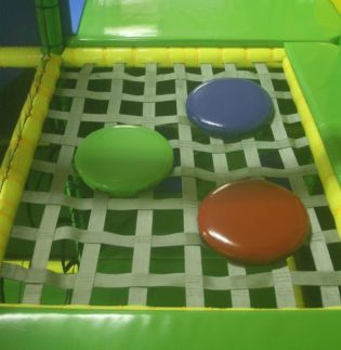 Indoor net met foamstenen