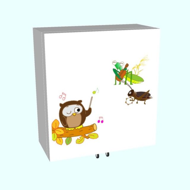 Muziekkast 2 dieren