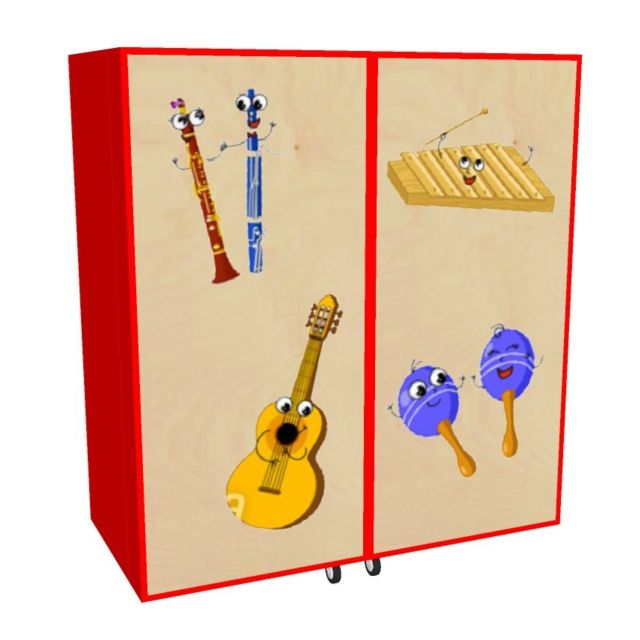 Muziekkast 2 instrumenten