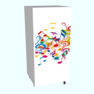 Muziekkast 3 muzieknoten