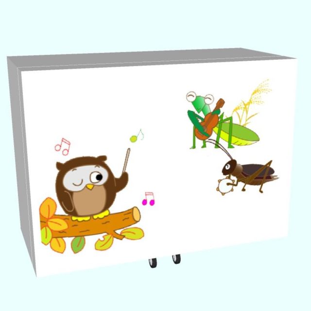 Muziekkast 5 dieren