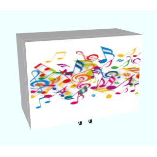 Muziekkast 5 muzieknoten