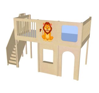 Speelwerkvloer met afbeelding naar keuze