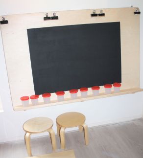 Verfkrijtbord op maat