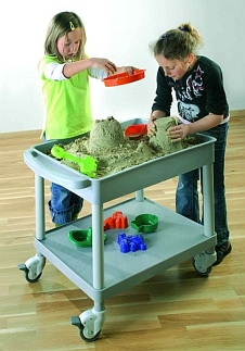 CLever Cart-Zandbak-trolley met 3x2kg vorm-zand