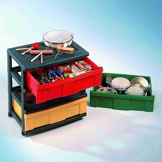 Muziektrolley zonder instrumenten