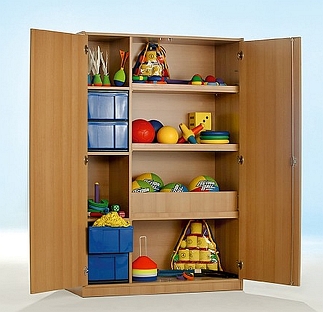 Opbergkast zonder inhoud